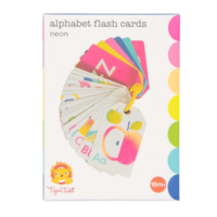 TIGER TRIBE | Alphabet Flash Cards - Neon