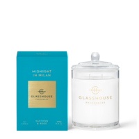 GLASSHOUSE | Scented Candle - Midnight in Milan - Saffron and Rose 380gm