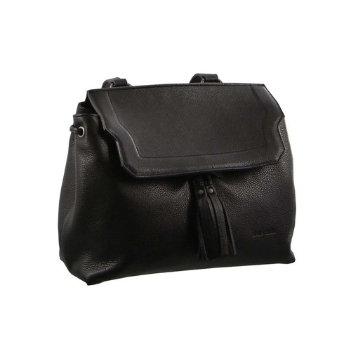 PIERRE CARDIN | Leather Backpack - Black