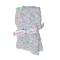 ANNABEL TRENDS | Kids Popcorn Socks - Pink & Purple - 2 Pairs