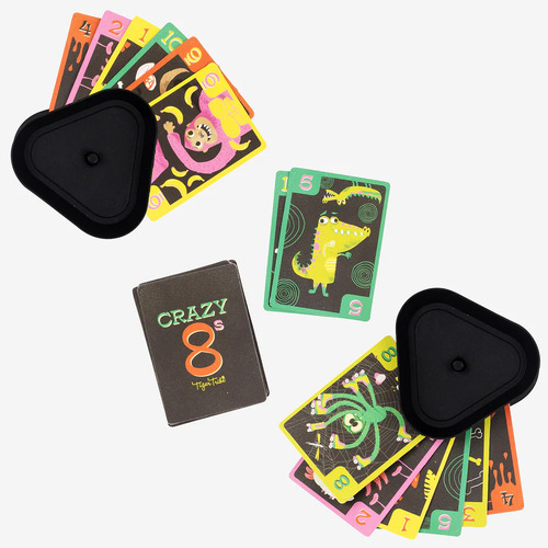 TIGER TRIBE | Crazy 8s + Go Fish! - Card Game Set