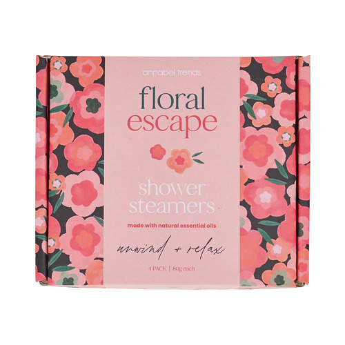 ANNABEL TRENDS | Shower Steamer Gift Box - Floral Escape 4pc