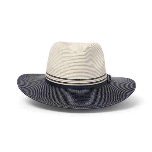 RIGON | Heritage Town & Country Ladies Hat - Ivory/Navy