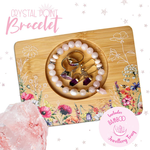 LISA POLLOCK | Crystal Point Bracelet Gift Set - Rose Quartz