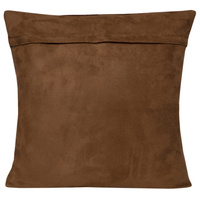 THE DESIGN EDGE | Cushion - Brown Jersey Hairon - Single Panel