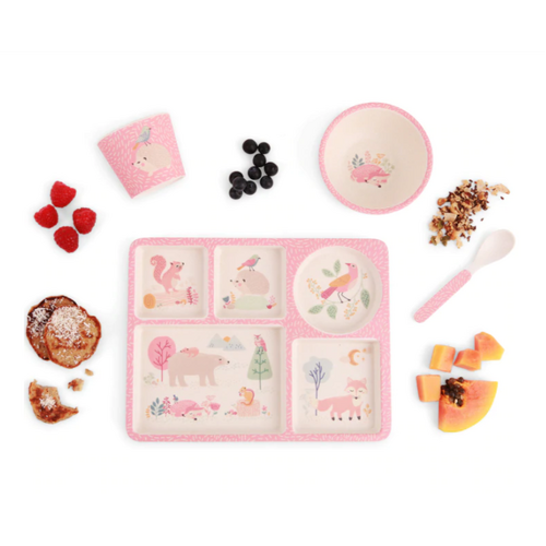 LOVE MAE | Divided Plate Set - Woodland Friends