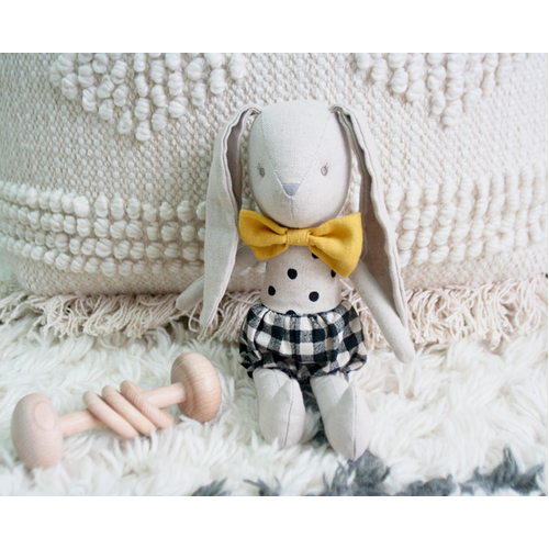 ALIMROSE | Baby Boy Bunny - Black Check