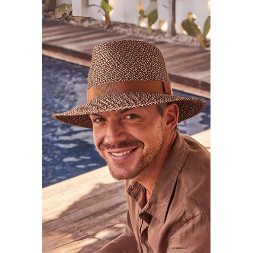RIGON | Rowan Unisex Fedora - Brown