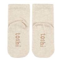 TOSHI | Dreamtime Organic Baby Socks - Oatmeal [Size: 12-24 Months]
