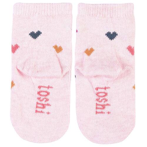 TOSHI | Organic Jacquard Ankle Socks 2pk - Hearts