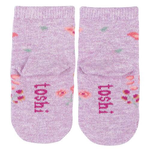 TOSHI | Organic Jacquard Ankle Socks 2pk - Lavandula