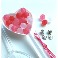 RED BOBBLE | Heart p o p BFF Bobble It Yourself Kit