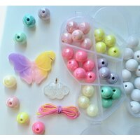 RED BOBBLE | Mini Butterfly Bobble It Yourself Kit