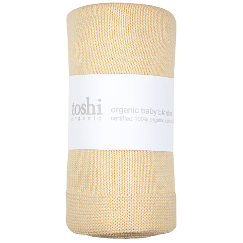 TOSHI | Organic Blanket Snowy - Driftwood