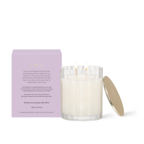 CIRCA | Cotton Flower & Freesia Soy Candle 350g