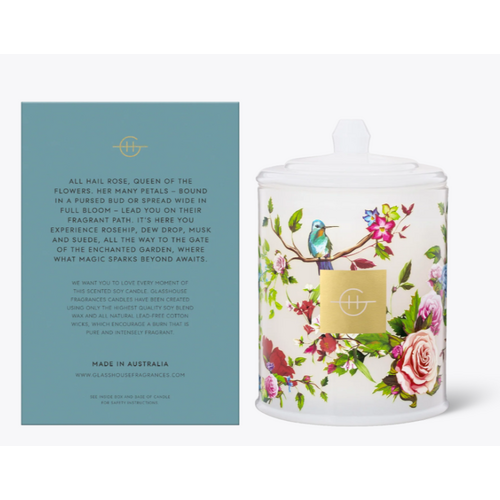 GLASSHOUSE | Enchanted Garden Scented Candle 380g