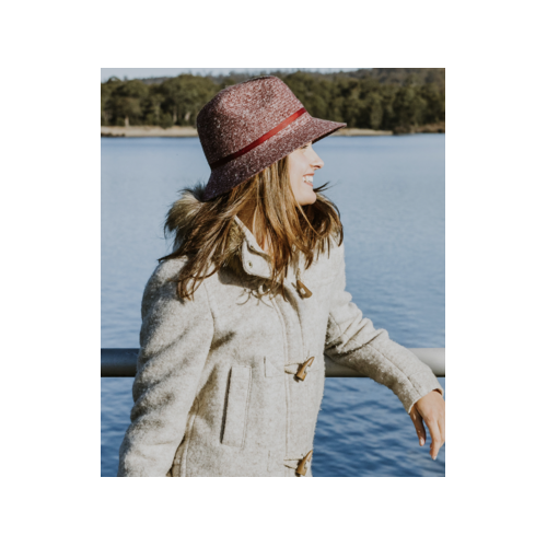 KOORINGAL | Jacqueline Ladies Safari Hat - Berry