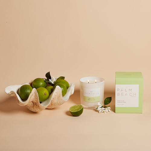 PALM BEACH | Jasmine & Lime Scented Candle 420g