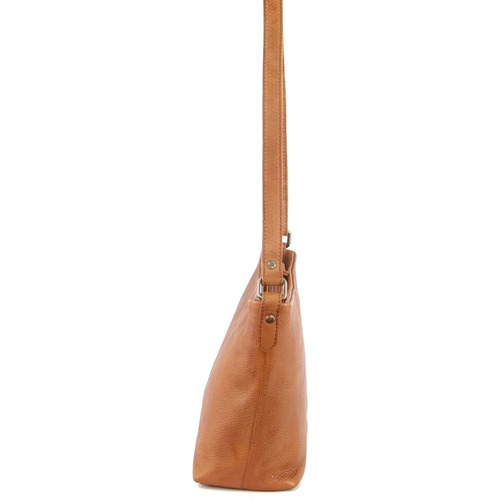 MILLENI | Ladies Leather Nappa Cross Body Bag - Cognac