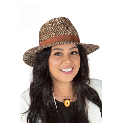 RIGON | Rowan Unisex Fedora - Brown