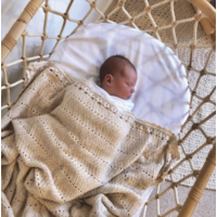 OB DESIGNS | Crochet Baby Blanket - Vanilla