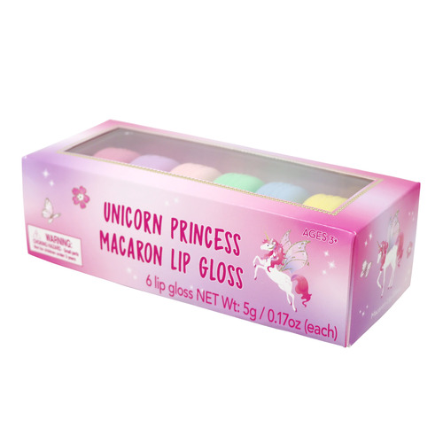 PINK POPPY | Unicorn Princess Macaron Lip Gloss - 6 Piece Assortment