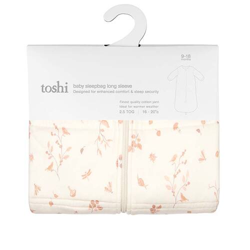 TOSHI | Baby Sleep Bag Long Sleeve - Songbirds