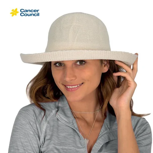 CANCER COUNCIL I Classic Breton Hat  [Colour: Ivory] [SIZE: M/L]