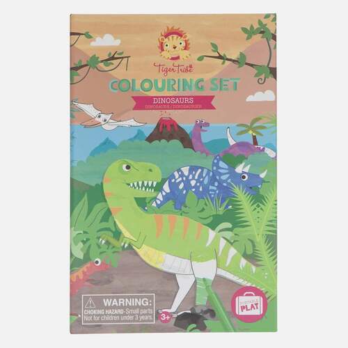 TIGER TRIBE | Colouring Set - Dinosaur