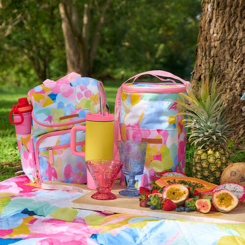 ANNABEL TRENDS | Picnic Cooler Bag - Tall Barrel - Good Vibes