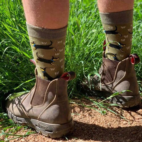 Red Tractor Designs – Cotton Blend Socks 