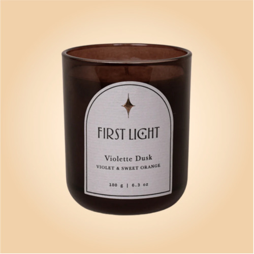 FIRST LIGHT | Violette Dusk Scented Candle 180g