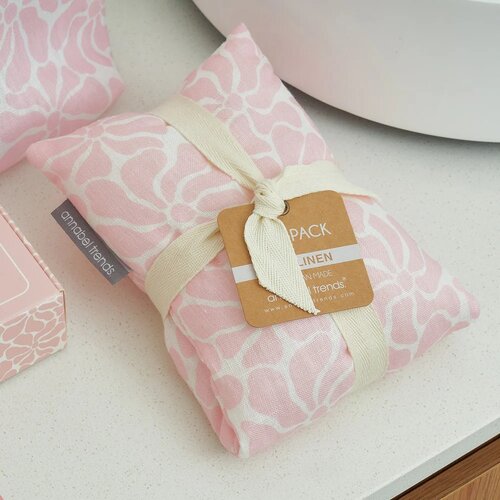 Annabel Trends Heat Pillow – Linen – Pink Petal Floral