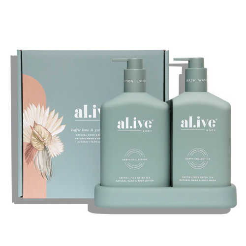 AL.IVE BODY | Wash & Lotion Duo - Kaffir Lime & Green Tea
