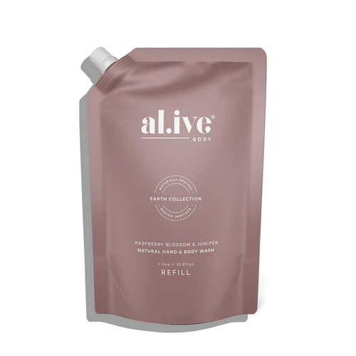 AL.IVE BODY | 1 Ltr Wash Refill - Raspberry Blossom & Juniper