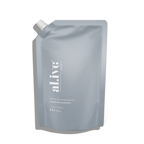 Al.Ive Body | 1 Ltr Shampoo Refill - White Tea &amp; Argan Oil