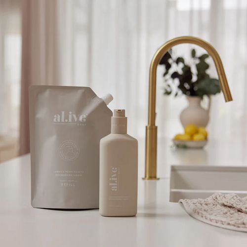 AL.IVE BODY | 900ml dish wash refill - lemon &amp; pomegranate