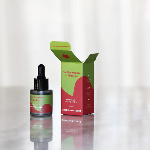 Grace and James | Bloom Collection | Sicilian Orange &amp; Pistachio – Felt Air Freshener Refill