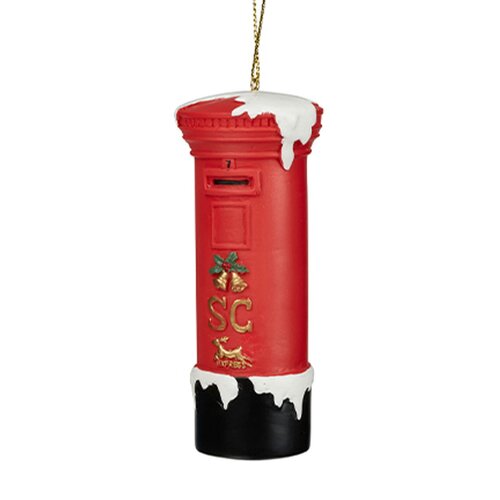 Hanging Mail Box Christmas Decoration 11cm