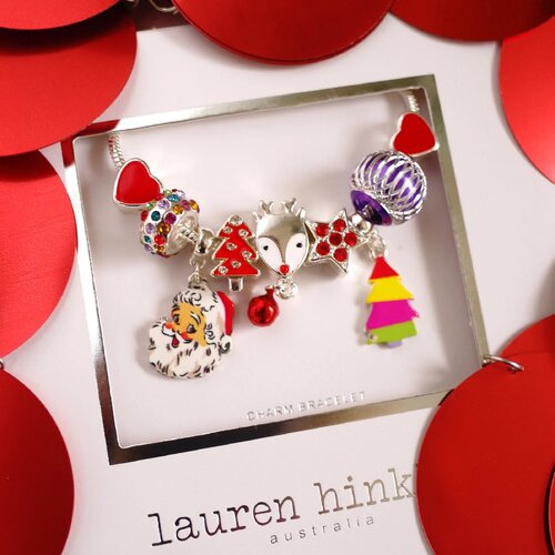 Lauren Hinkley - Merry Little Christmas Charm Bracelet – Festive Kids Jewellery