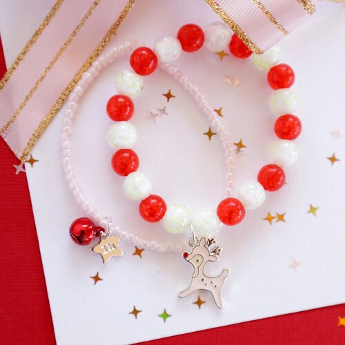 Lauren Hinkley - Jingle Bell Reindeer Bracelet Set