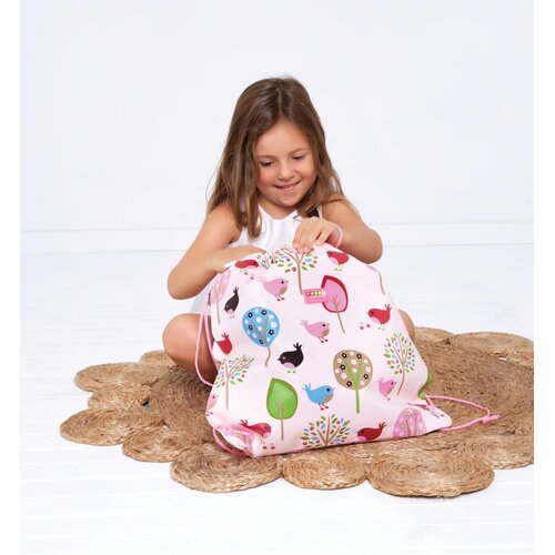 Drawstring Bag - Chirpy Bird