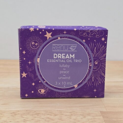 RENU | Dream Essential Oil Trio 3 × 10mL Lullaby Peace Unwind