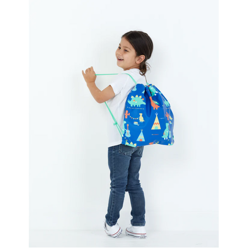 Penny Scallan Design | Drawstring Bag - Dino Rock