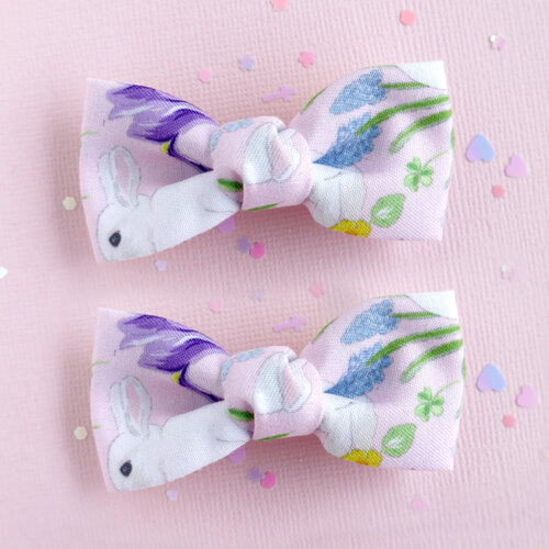 Lauren Hinkley | Floral Dreams Bow Hair Clips