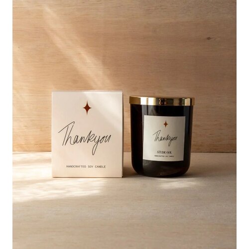 Studio Sol | Classic Sentiments Candle - Thankyou