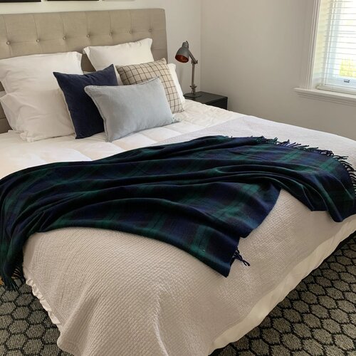 Barossa | Black Watch - Recycled Wool Blend Scottish Tartan Blanket