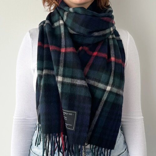 Barossa | Mackenzie - Scottish Tartan Lambswool Wide Scarf
