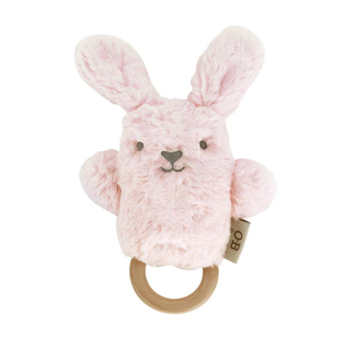 OB DESIGNS | Betsy Bunny Soft Rattle Toy