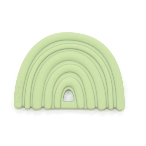 OB DESIGNS | Silicone Rainbow Teether - Sage